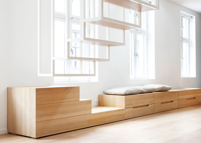 Podkrovní byt v Oslu, studio Haptic, zdroj: dezeen.com
