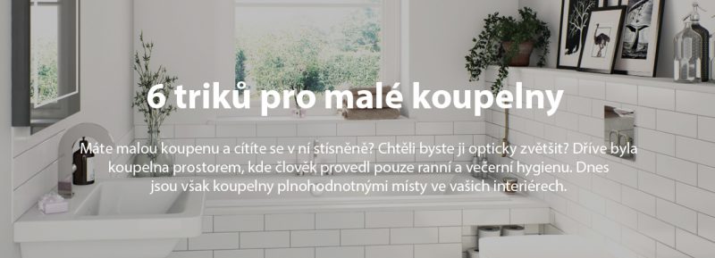 6 tipů pro malou koupelnu, josef trakal