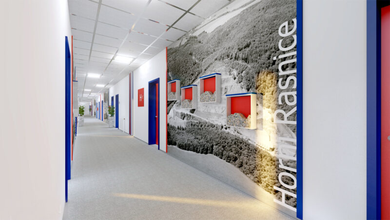 eurovia, josef trakal, červená, modrá