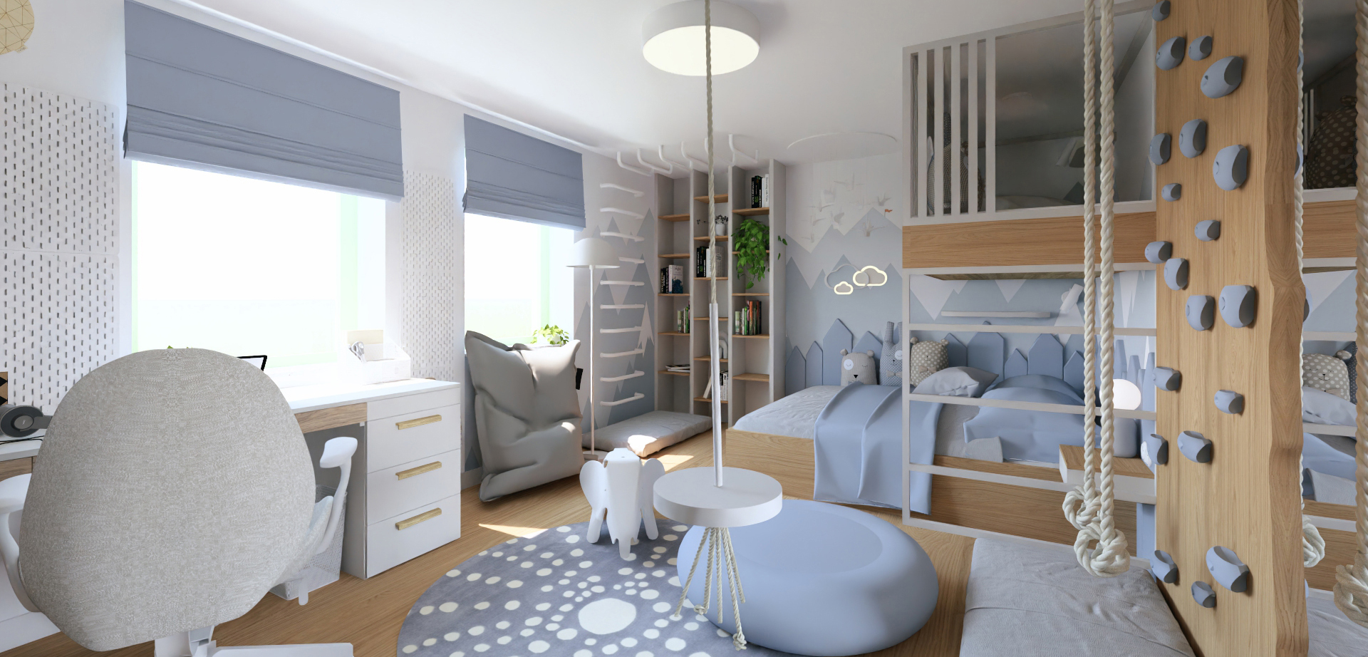 ralsko, dětský chlapecký pokoj, josef trakal